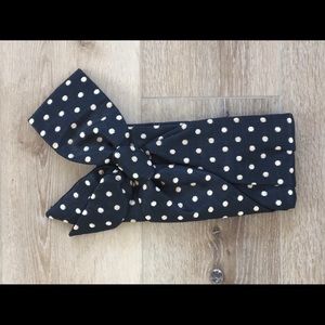 Valentino vintage style polka dot clutch